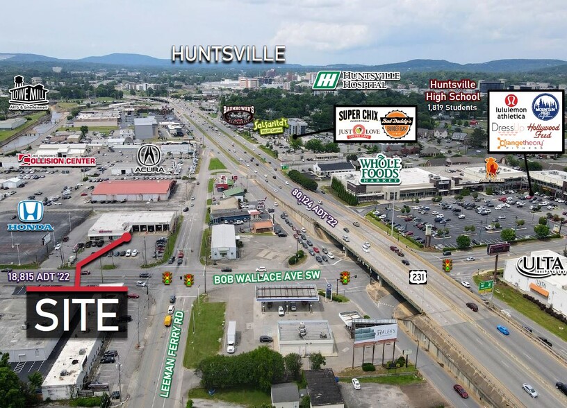 Primary Photo Of 2010-2012 Bob Wallace Ave SW, Huntsville Auto Repair For Sale