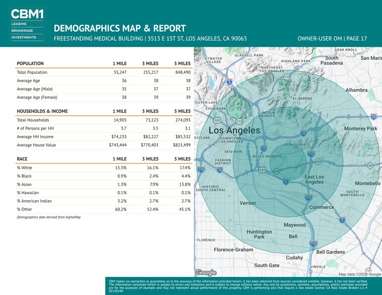 More Photos Of 3513 E 1st St, Los Angeles General Retail For Sale