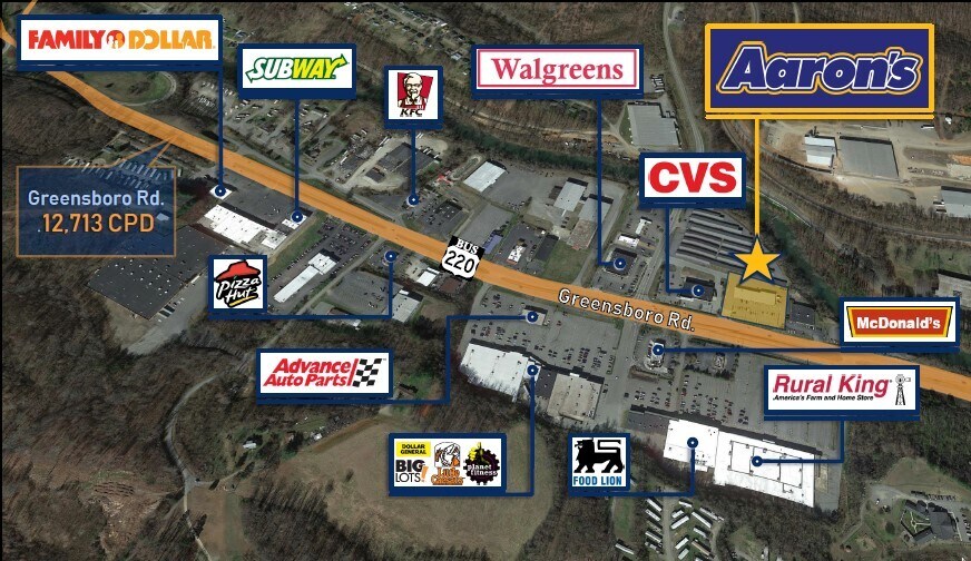 More Photos Of 2777-2801 Greensboro Rd, Martinsville Storefront Retail Office For Sale