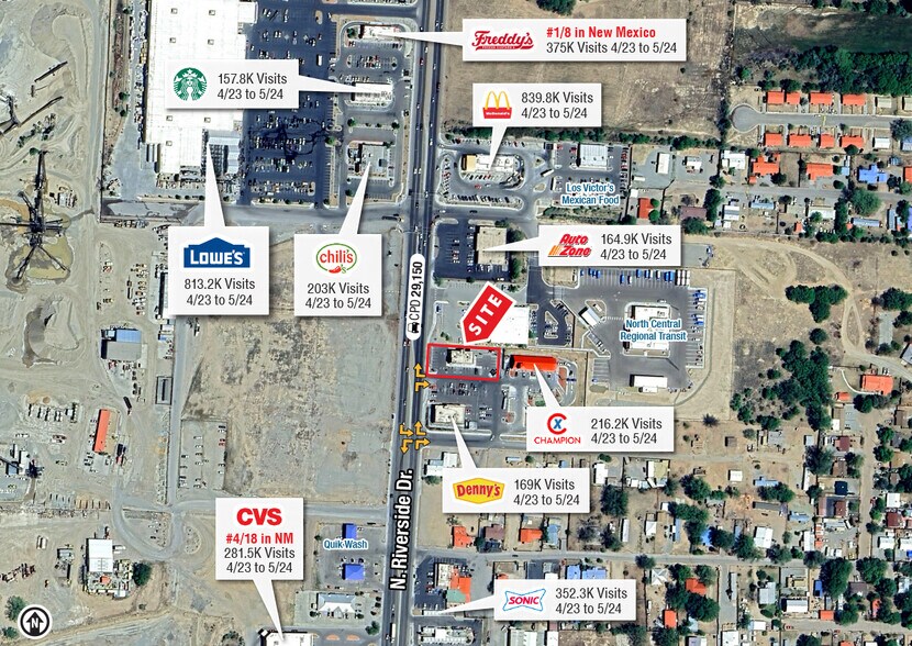 More Photos Of 1321 N Riverside Dr, Espanola Fast Food For Lease