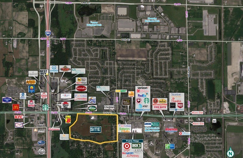 More Photos Of SWC Highway 50 & 104th Ave, Pleasant Prairie Land For Sale