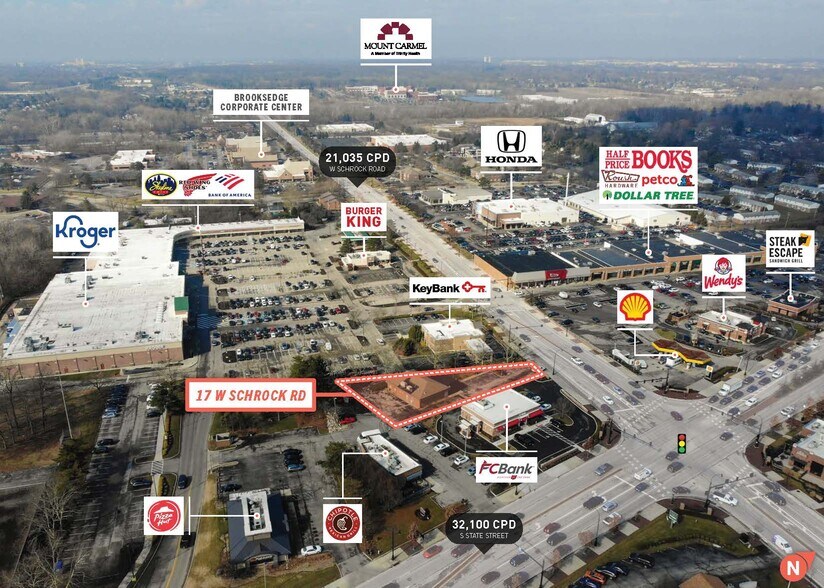 17 W Schrock Rd, Westerville, OH 43081 Freestanding For Sale