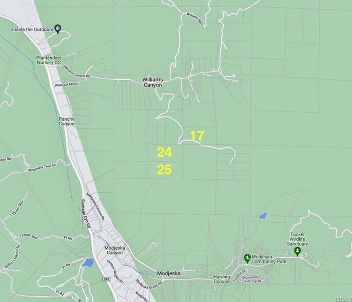 More Photos Of 17 Williams Canyon Rd, Silverado Land For Sale
