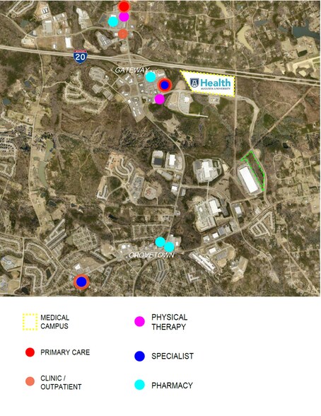 More Photos Of 15.79 AC Gateway blvd, Grovetown Land For Sale