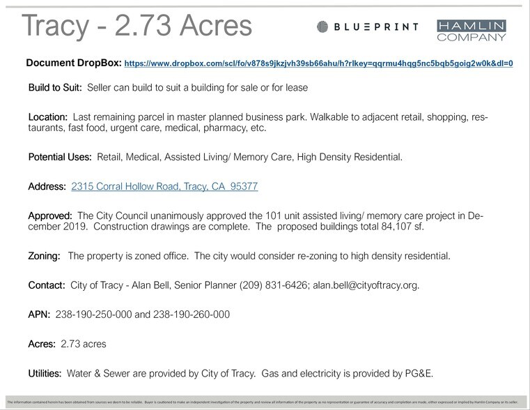 More Photos Of 2315 Corral Hollow Road, Tracy Land For Sale