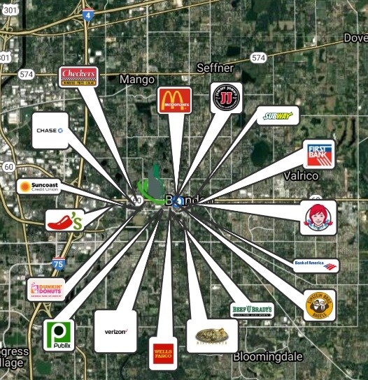 Primary Photo Of 1041 W Brandon Blvd, Brandon Freestanding For Lease