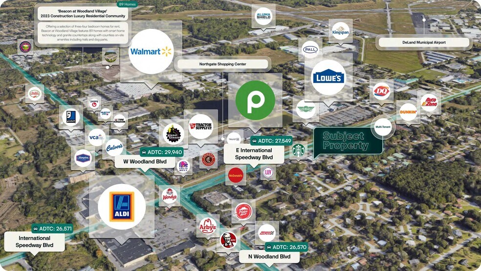 More Photos Of 250 E International Speedway Blvd, Deland Freestanding For Sale