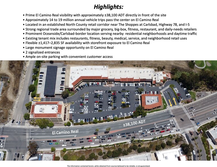 More Photos Of 2216-2224 S El Camino Real, Oceanside Unknown For Lease