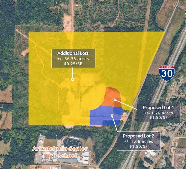Primary Photo Of 315 W P Malone Drive, Arkadelphia Land For Sale