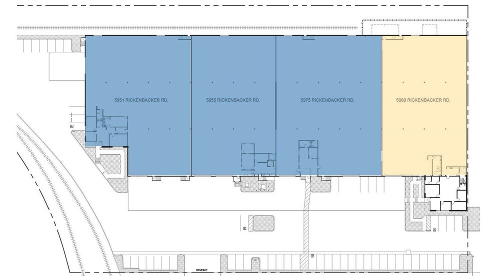 More Photos Of 5951-5989 Rickenbacker Rd, Commerce Warehouse For Lease