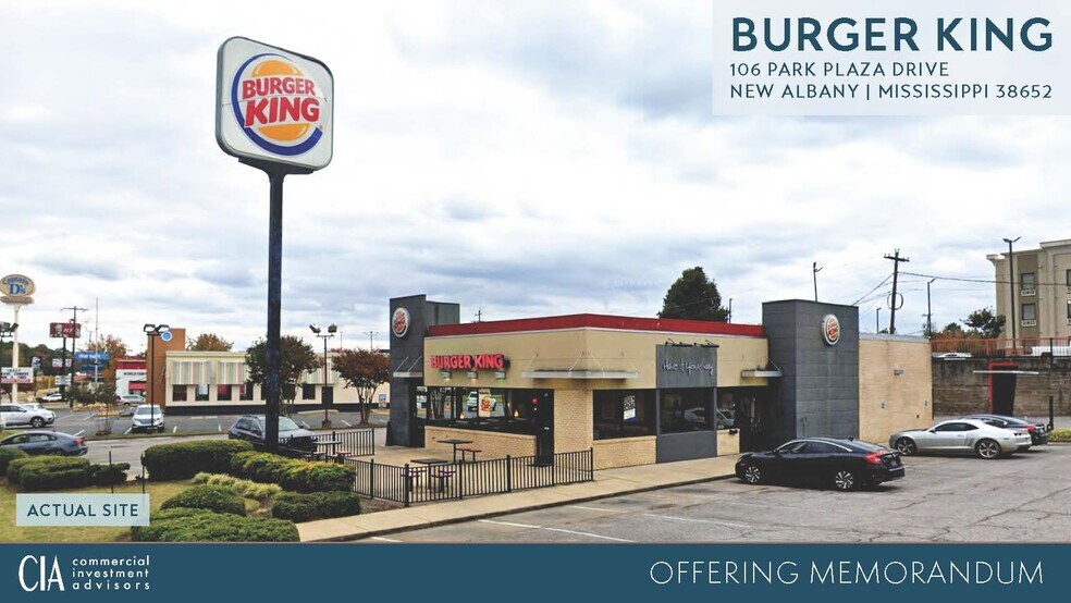 Primary Photo Of 106 Park Plaza Dr, New Albany Fast Food For Sale