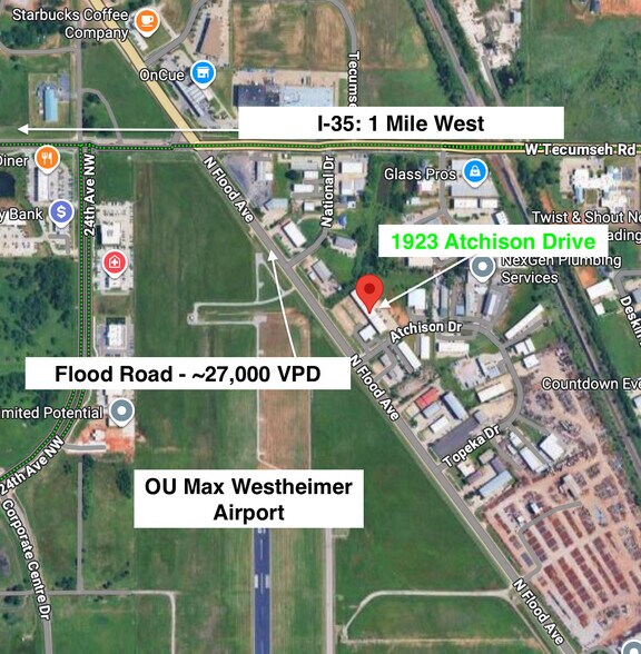 More Photos Of 1917 Atchison Dr, Norman Light Manufacturing For Lease