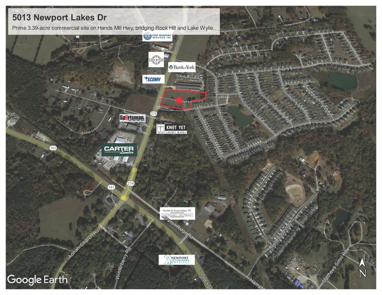 More Photos Of 5013 Newport Lakes Drive, Rock Hill Land For Sale