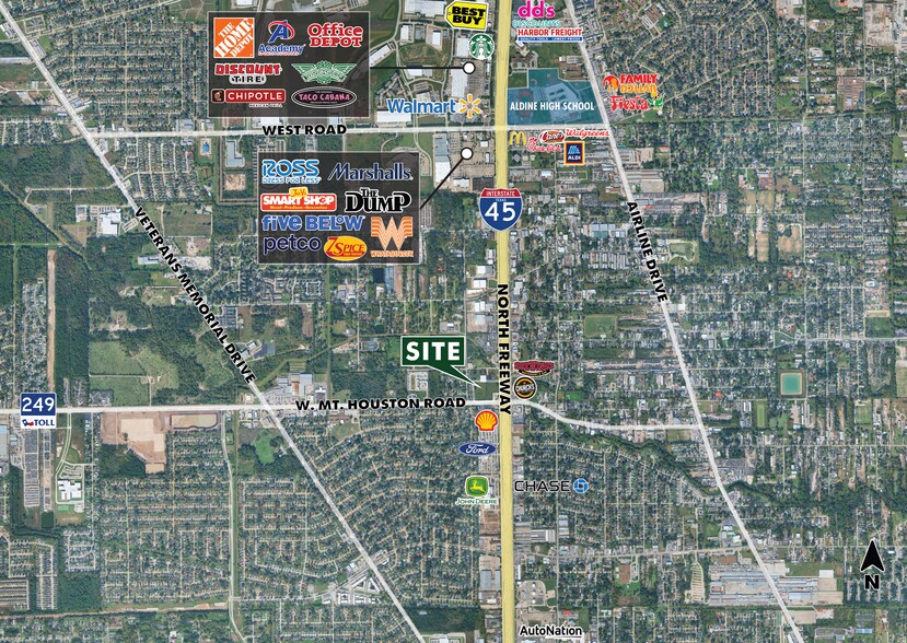 More Photos Of 9411 North Fwy, Houston Unknown For Lease