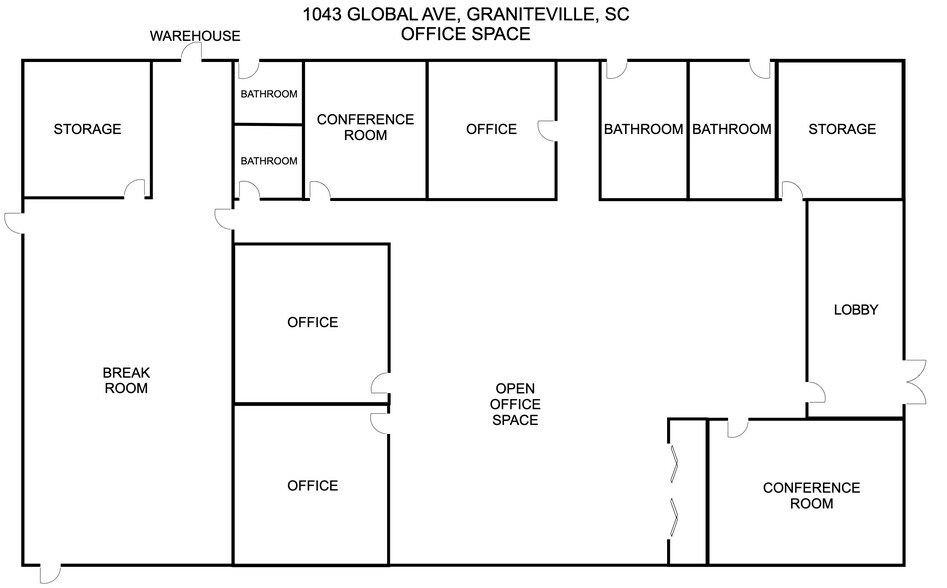 More Photos Of 1043 Global Ave, Graniteville Distribution For Lease