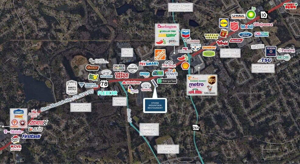 More Photos Of 4200 Stone Mountain Hwy, Snellville Restaurant For Sale