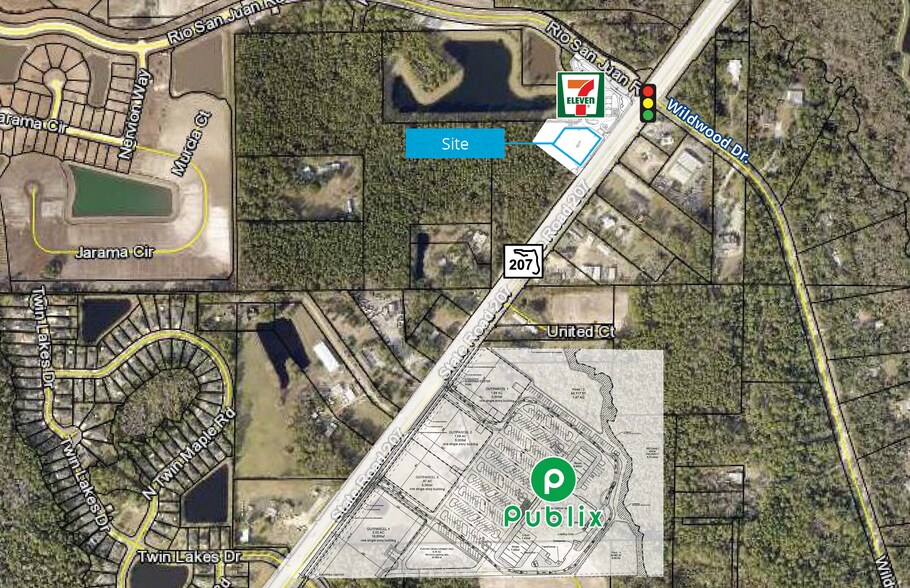 More Photos Of SR207 & Wildwood Dr, Saint Augustine Land For Lease