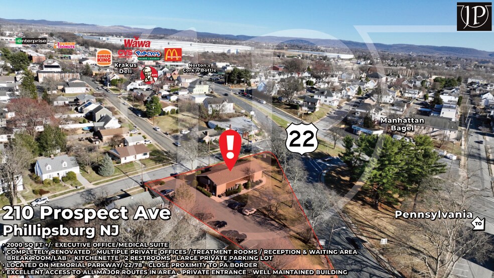 Primary Photo Of 210 Prospect Ave, Phillipsburg Office For Sale