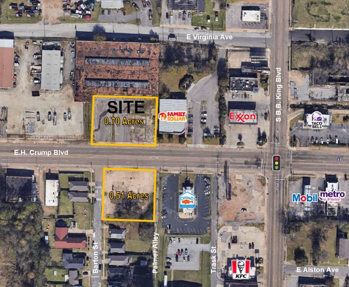 Primary Photo Of 166 E.H.Crump blvd, Memphis Land For Sale