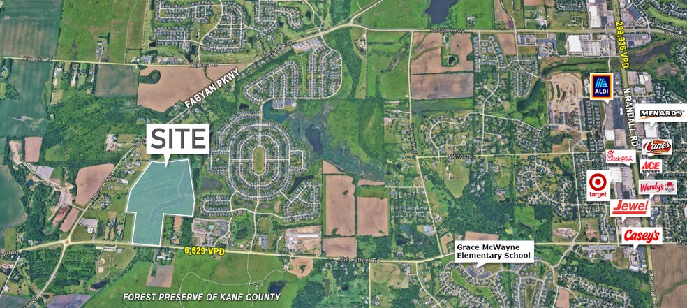 More Photos Of NEQ OF MAIN STREET AND FABYAN PARKWAY, Geneva Land For Sale