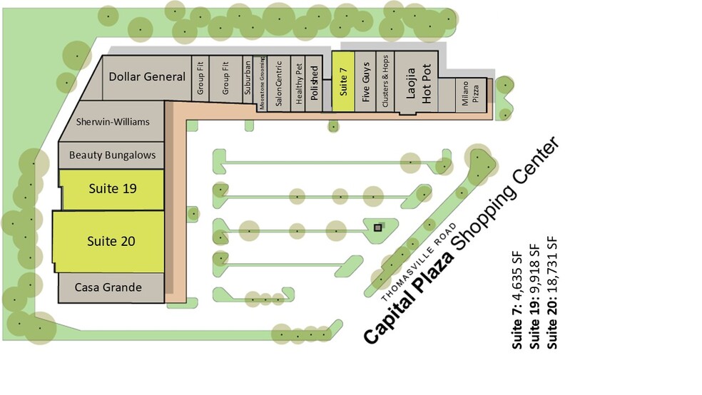 More Photos Of 1800-1898 Thomasville Rd, Tallahassee Storefront For Lease