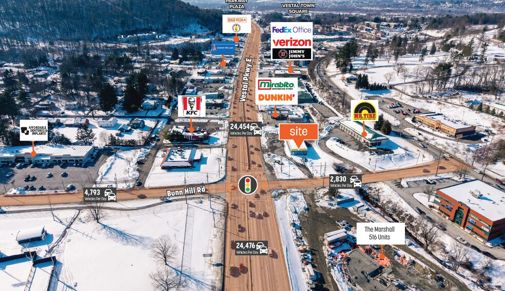 More Photos Of 4009 Vestal Pky E, Vestal Freestanding For Lease