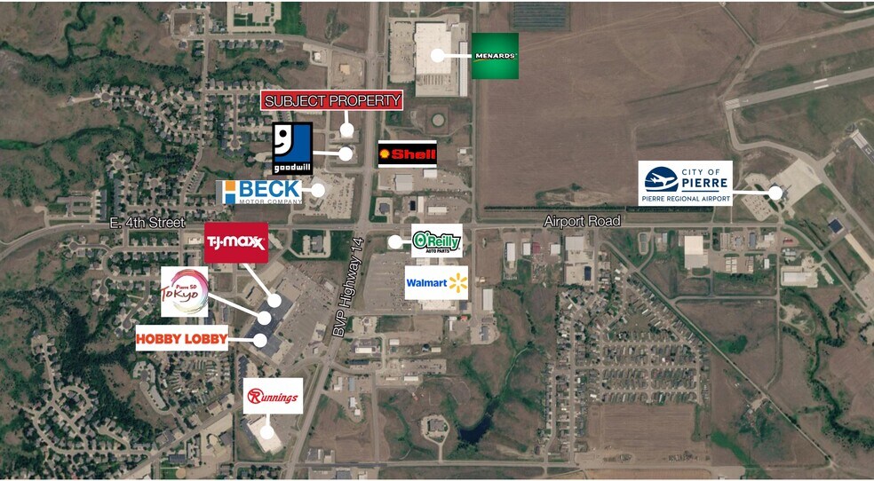 More Photos Of 1910 Eastgate Ave, Pierre Freestanding For Lease