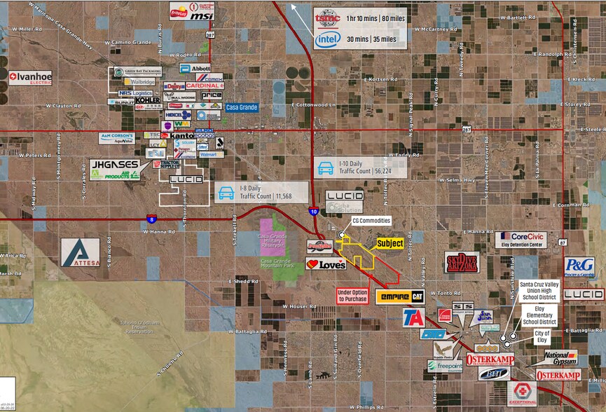 More Photos Of I-10 & I-8, Eloy Land For Sale