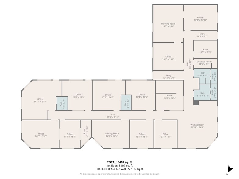 More Photos Of 2301 Ira E Woods Ave, Grapevine Office For Sale