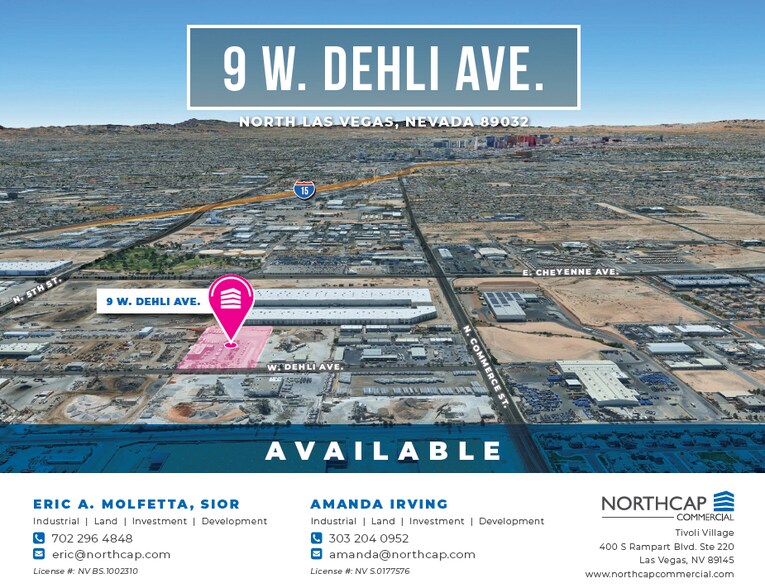 Primary Photo Of 9 W Delhi Ave, North Las Vegas Distribution For Lease