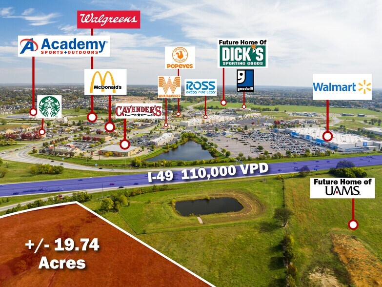 More Photos Of W Pleasant Grove Rd, Rogers Land For Sale