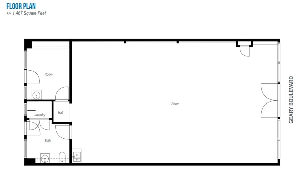 Photo of 1st Floor Ste 5809 Geary Blvd