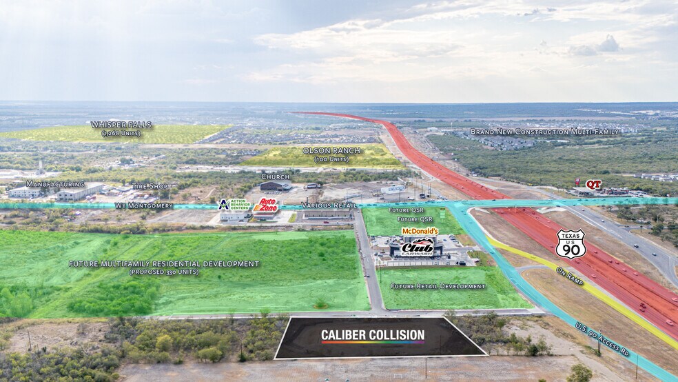 More Photos Of SEQ WT Montgomery & Hwy 90, San Antonio Freestanding For Sale