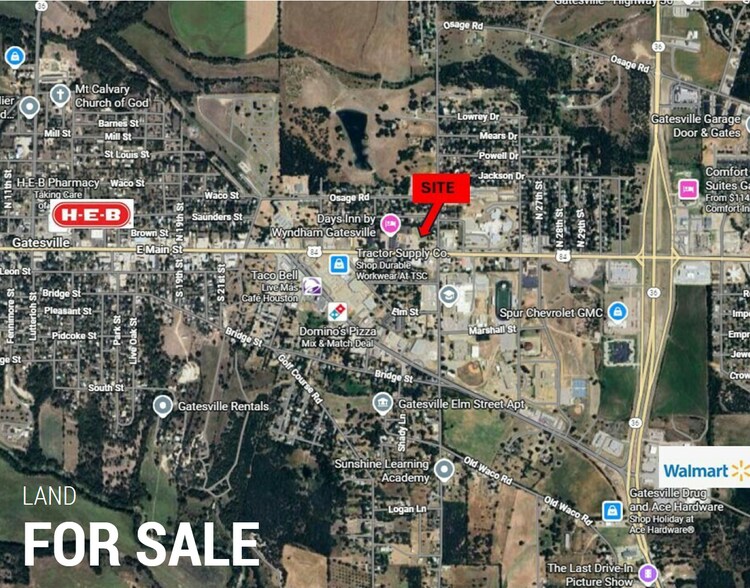 More Photos Of 2519-2521 E Main St, Gatesville Land For Sale