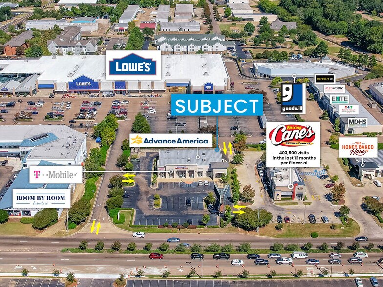 More Photos Of 920 E County Line Rd, Ridgeland Freestanding For Lease