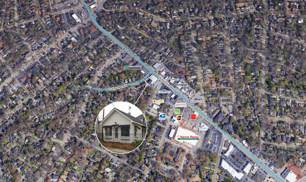 More Photos Of 3 Cateechee Ave, Greenville Freestanding For Lease