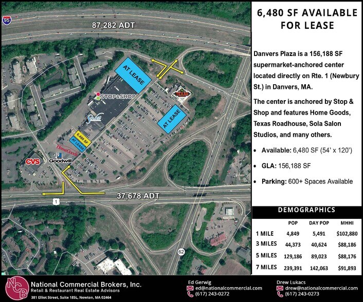 More Photos Of 301 Newbury St, Danvers General Retail For Lease