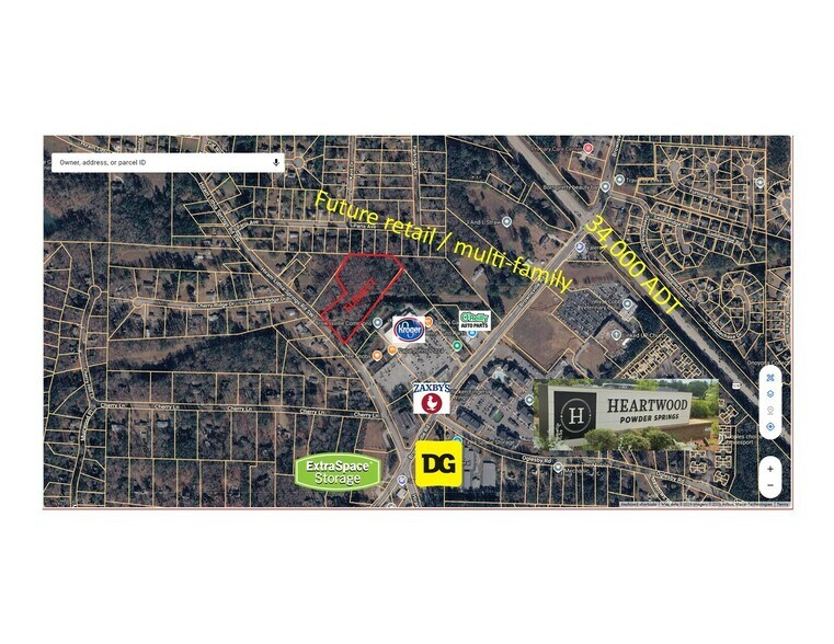 Primary Photo Of 4440 Brownsville Rd SW, Powder Springs Land For Sale