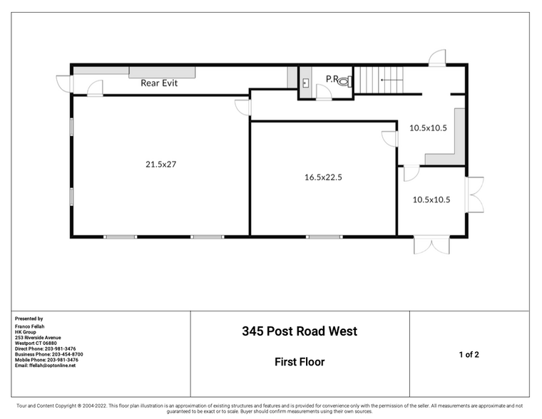 More Photos Of 345 Post Rd W, Westport Storefront Retail Office For Lease