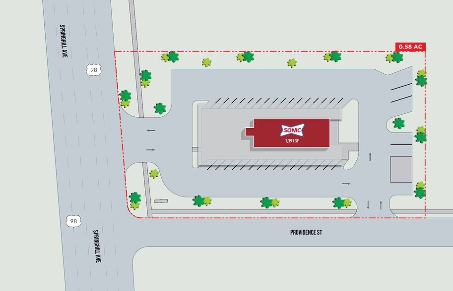 More Photos Of 1461 Spring Hill Ave, Mobile Fast Food For Sale