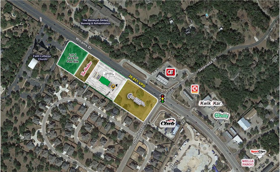 More Photos Of 3900 Williams Dr, Georgetown Storefront For Lease