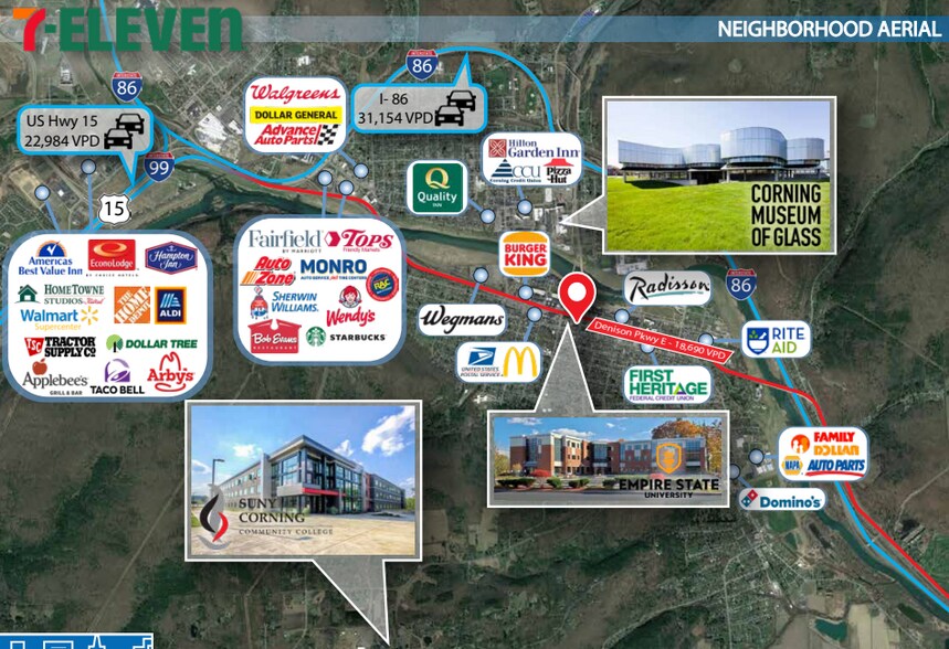 More Photos Of 40 Denison Pky E, Corning Service Station For Sale