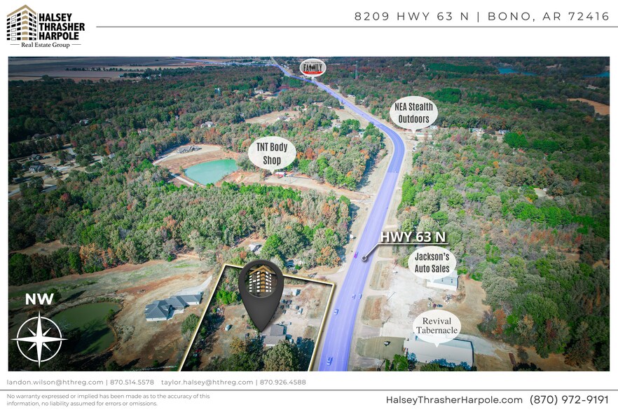 More Photos Of 8209 Highway 63 N, Bono Auto Repair For Sale