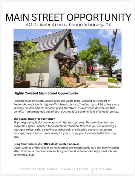 More Photos Of 425 E Main St, Fredericksburg Restaurant For Sale