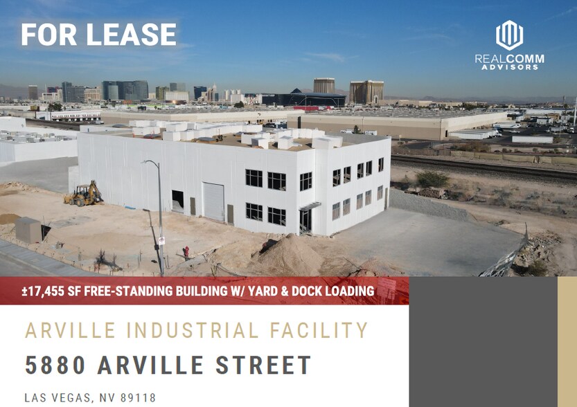 Primary Photo Of 5880 Arville Street St, Las Vegas Warehouse For Lease