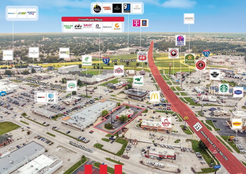 More Photos Of 1304 Avenue Of Mid America, Effingham Fast Food For Sale