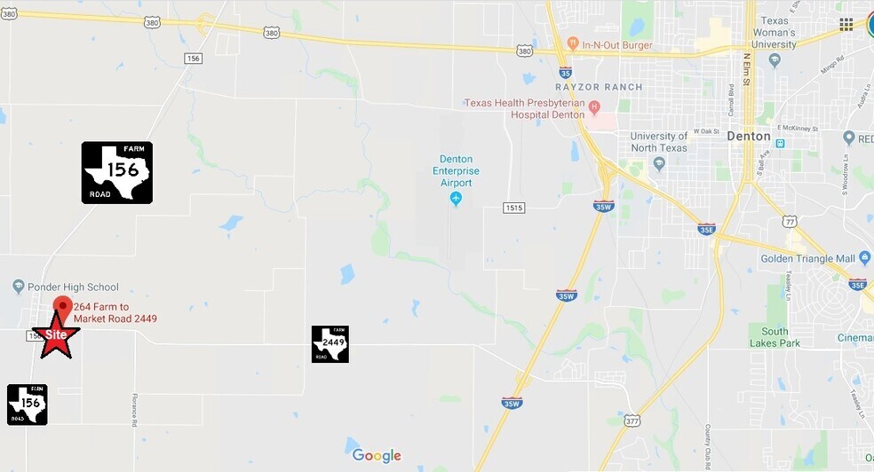 More Photos Of 264 E FM 2449, Ponder Land For Sale