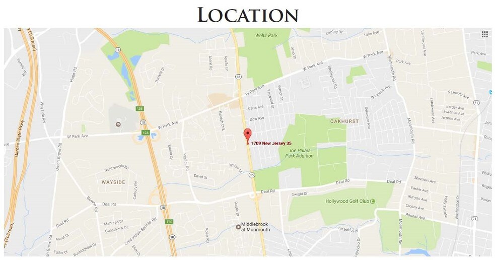 More Photos Of 1709 State Route 35, Oakhurst Freestanding For Lease