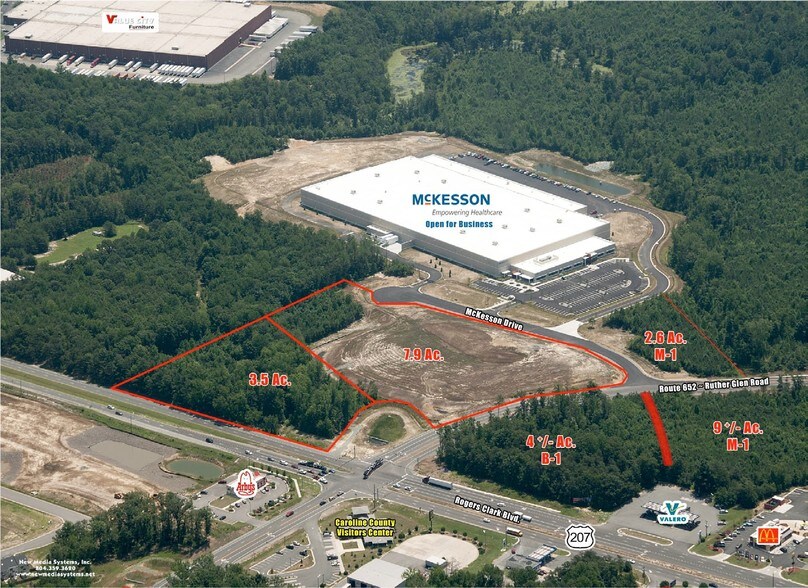Primary Photo Of Rt 652 & McKesson Dr, Ruther Glen Land For Sale