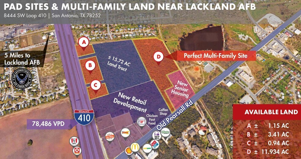 More Photos Of 8444 SW Loop 410, San Antonio Land For Sale